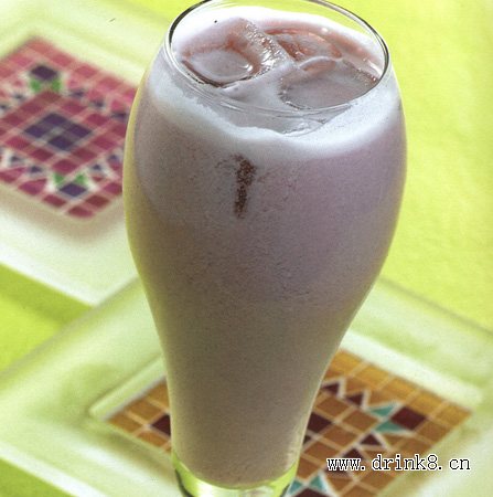 ��ɫżȻ���̲� Mixed Grape Iced Milk Tea
