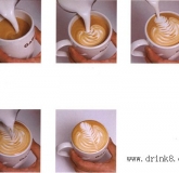�İ�Ҷ���������� Leaf-shaped Latte Coffee