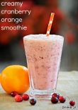 ������Խݮ�������� Creamy Cranberry Orange Smoothie