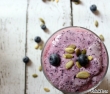 ϣ��������ݮ�������� Blueberry Protein Smoothie with Greek Yogurt