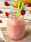 ��ݮ�㽶���̱�ɳ Strawberry Banana Yogurt Smoothie