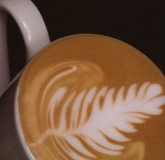 Ҷ����-������ŵ����(2) Leaf-shaped Cappuccino Coffee