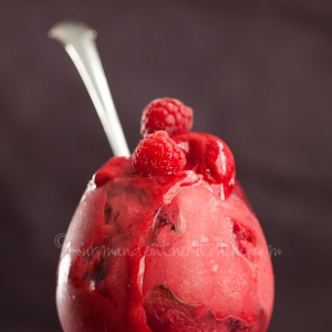 ��������֦��֭�������ļ�β�� Raspberry Lychee Sorbet Served with Champagne