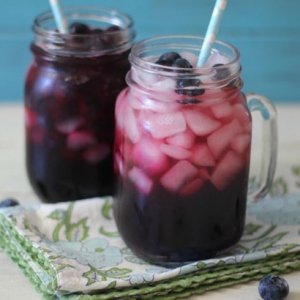 ��ݮ���� Skinny Blueberry Spritzer